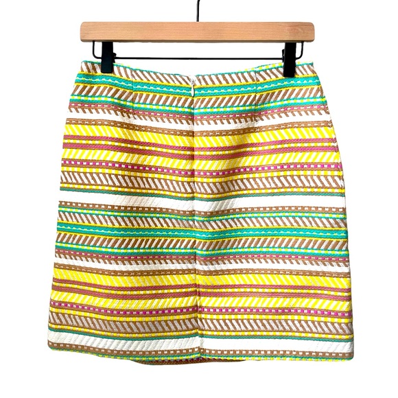Anthropologie Hutch | Sita Mini Skirt Woven Scalloped Tulip Hem Size 2 - Picture 4 of 7